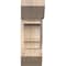 Ekena Millwork Balboa Slat Smooth Bracket w/ Offset Brace, Douglas Fir, 7 1/2"W x 18"D x 22"H BKT0806X18X22BOA06SDF - alternate 4